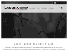 Tablet Screenshot of laboratoryhairstudio.com